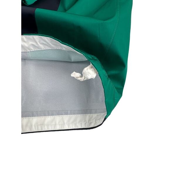 Tory Burch Sport - Waterproof Raincoat Tech-Satin Performance Hooded Jacket in W - Picture 6 of 8